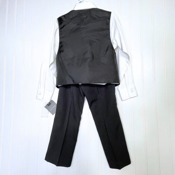Van Heusen | Toddler Boys 4-pc. Formal Black 4-Piece Suit Set Size 5T-NWT - Picture 6 of 15